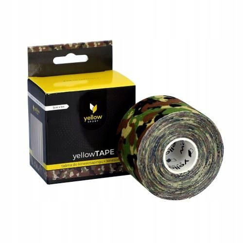  YellowTAPE kinesiotaping traka - camo zelena, 5cm x 5m