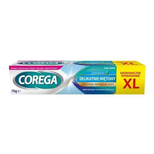  COREGA Adhezivna krema za zubne proteze Super jaka, lagano mint, 70g