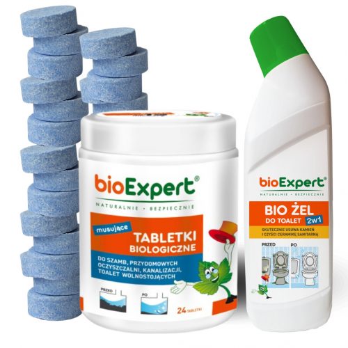  Bakterije za septičke jame Biološke tablete za 2 GODINE 24 kom + BIOEXPERT GEL