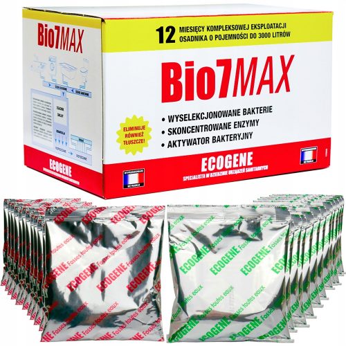  BIO7 MAX 2KG. BAKTERIJE ZA PROČIŠĆAVANJE OTPADNIH VODA I SEPTIČKE JAME SUPER STRONG BIO 7 MAX