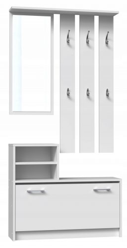  TopEshop GAR WHITE ormar 85 x 180 x 24 cm bijeli