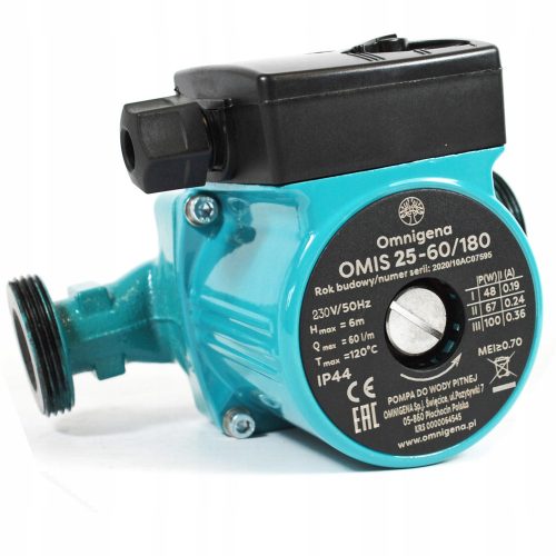 Pumpa obiegowa Omnigene OMIS 25-60/180