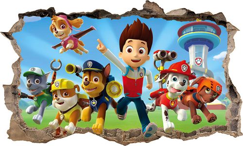 Paw Patrol 3D Xxl+ naljepnica plakata