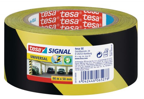  tesa traka upozorenja žuta i crna 66m x 50mm