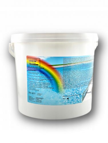 Kemija u bazenu - Klor tabletki Rainbow 5 kg 5 l