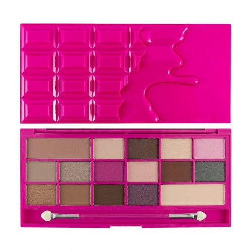  Makeup Revolution paleta sjenila Pressed glitter, mat, satin