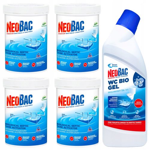  BAKTERIJA ZA SEPTIČKU JAMU NEOBAC + Bio Gel WC 2 GOD