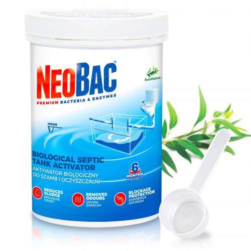  NeoBac prah za septičke jame 0,6 l 0,6 kg