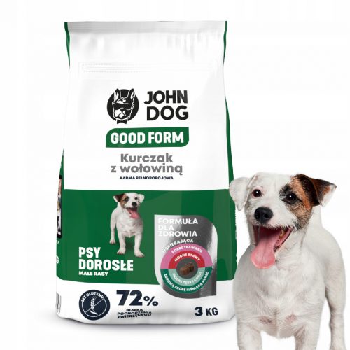  John Dog suha hrana piletina 3 kg