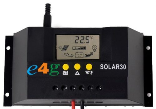  Solarni regulator kontroler 30A 12V/24V PWM LCD PV