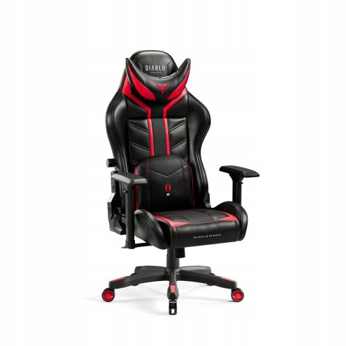  Diablo Chairs Diablo X-Ray L gaming stolica, crna eko koža