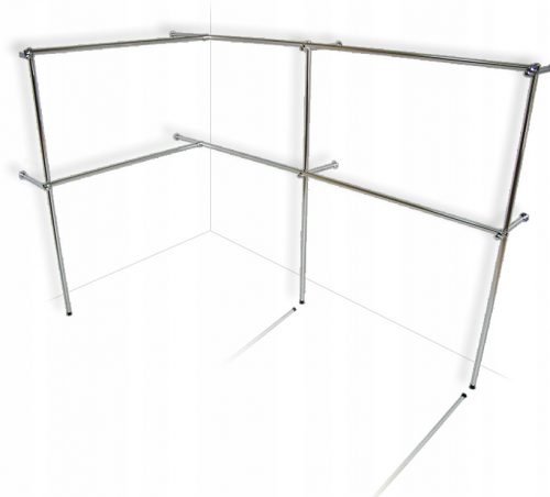  STALAK ZA ODJEĆU CLOTHES RACK HANGER 1.5x2x2m