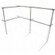  STALAK ZA ODJEĆU CLOTHES RACK HANGER 1.5x2x2m