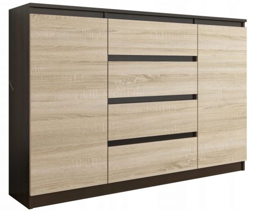  Mobene Moderna komoda 140 x 40 x 98cm mat wenge