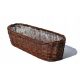  Wicker Shop pokrivač 50x21x14 cm tamno smeđe pruće