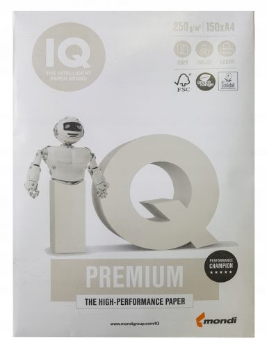  Uredski papir IQ, format A4, 250g, 150 listova