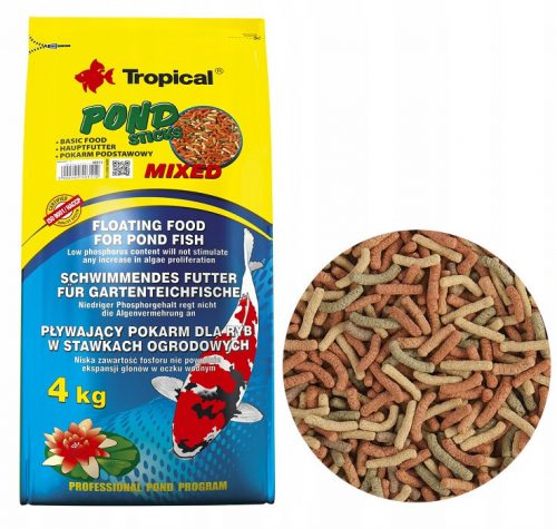 Tropical Pond Sticks Mješovita hrana za ribe 50 l 4 kg