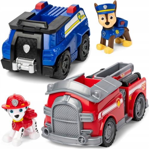  PAW PATROL MARSHALL CHASE + POLICIJSKI AUTO VATROGASNI KAMION