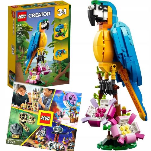  LEGO Creator 3 u 1 31136 Egzotični papiga 3u1 + LEGO KATALOG 2024 NOVO