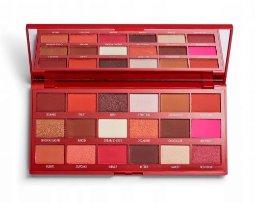  Makeup Revolution I Heart Revolution Red Velvet Chocolate paleta sjenila