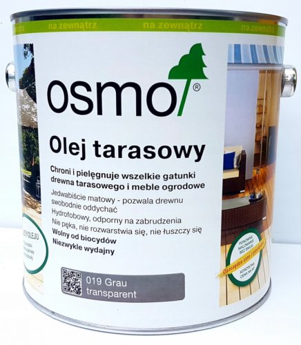  Osmo 019 terasa ulje sivo 2,5 l