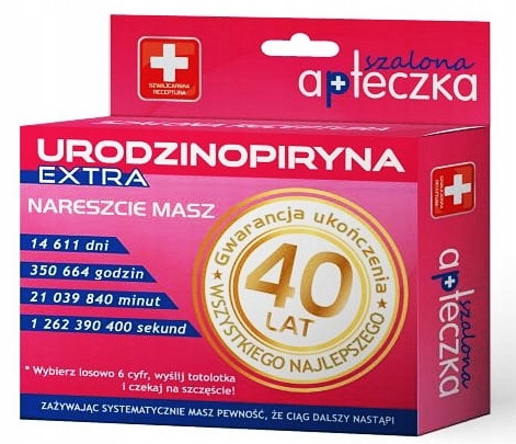 Čokoladne dražeje Szalona Kit First Aid Kit Urodzinpiryna