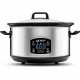  Yoer CLEVER-COOK sporo kuhalo 4,5 l srebrno/sivo 280 W