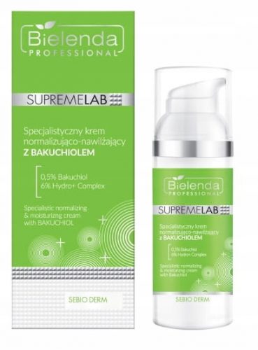  Bielenda Professional SupremeLab Sebio Derm 50 SPF dnevna i noćna krema za lice protiv nesavršenosti 50 ml