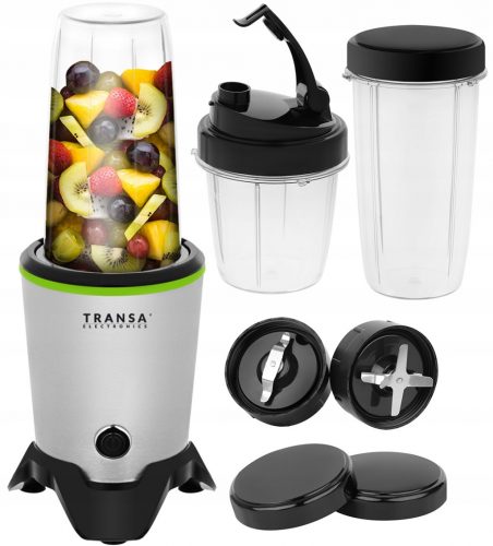  Transa Electronics BT-20 blender sa šalicom od 1200 W, srebrno/siva