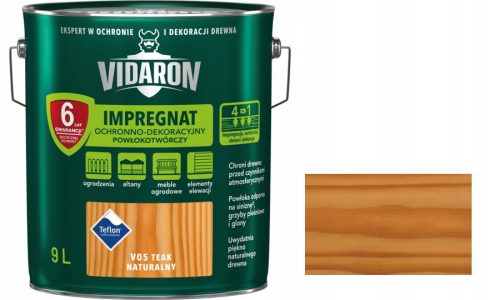  Vidaron V05 impregnacija koja stvara film, prirodni tik, 9 l