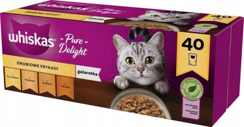  WHISKAS 40x85G PERAD HRANA U ŽELEU