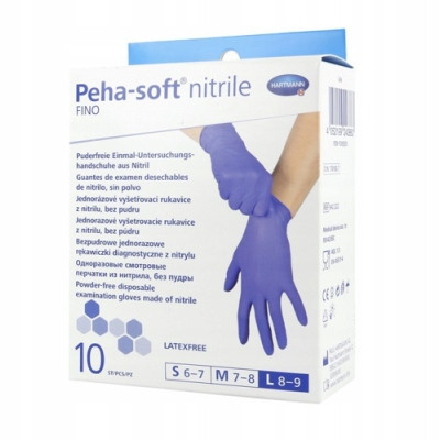  Peha-soft rukavice Hartmann Peha-Soft Nitrile Fino veličina 9 - L 10 pari